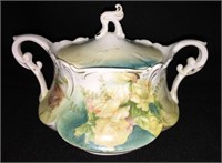 R. S. Prussia Porcelain Sugar Bowl