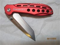Snap-On Lock Blade Knife w/ Pocket Clip