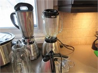Two blenders and mixer
