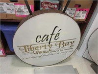 Neon sign "Cafe Liberty Bay"