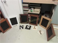 Crafting and decor supplies for chalkboard etc.