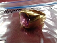 10 K GOLD MAN'S RING--APPROX. SIZE 11  4.5 DWT