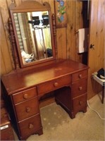 Pine Dresser and mirror