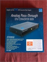 Analog Pass-Through DTV Convert Box (NIB)