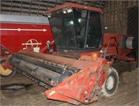 1992? Case-IH 8830 Windrower, 2150 hrs showing
