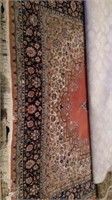 India Tabriz Wool Rug 8'10" x 12'