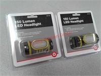 2 new LED headlight flashlight lamps
