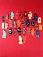 29 Vintage Motel Key FOBs