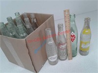 Various glass pop / soda bottles