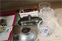 BUTTER DISH - CRYSTAL BOWLS - PURE SEAL - ETC.