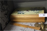 HAND PAINTED TRINKET BOX - LETTER OPENER