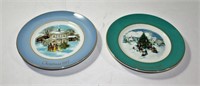 Vintage Avon Christmas Plates