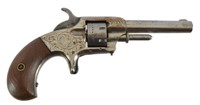 Engraved Spur Trigger .22 Short  Eli Whitney Arms