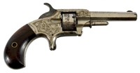 Engraved Spur Trigger ,22 Short  Eli Whitney Arms