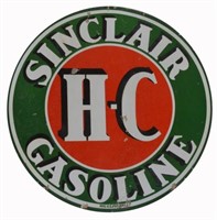 Sinclair Gasoline D/S Porcelain Sign
