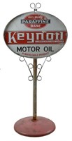 Keynoil Motor Oil D/S Porcelain Lollipop Sign