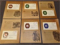 6 PC AMERICAN STAMP COLLECTION