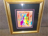 ABSTRACT WALL ART BY PETER MAX