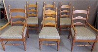6 PC DINING CHAIRS