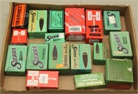 17 boxes bullets, some mostly full, some partial