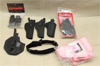 9 holsters - Blackhawk double pistol mag and drop,