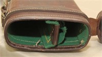 Take down rifle or shotgun case, leather, in very