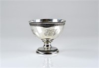 19th C American Bailey & Co. silver footed bowl