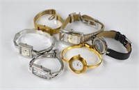 Lot of ladies wristwatches and watch case