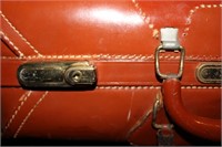 Vintage Towne Men's Stitched Suitcase