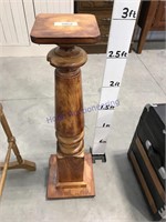 Wood plant stand