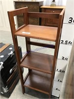 3-shelf stand, folds flat