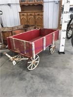 Coaster wagon, wood sides