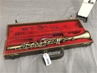 G Valett clarinet, pieces missing, in case