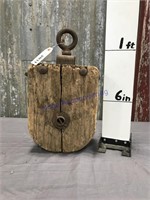 All-wood pulley