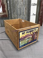 Mt. Konocti Lake County Mountain Bartletts crate