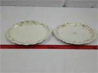 Antique china serving platters