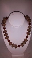 Beaded Stone necklace