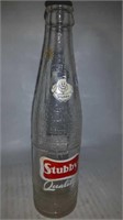 Vintage stubby glass pop bottle