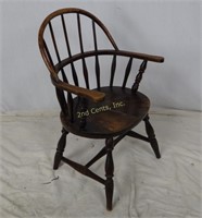 Vtg Wood Children's Bentwood Straight Chair