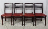 4 Solid Kumfort Folding Chairs Rastetter & Sons