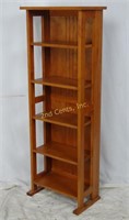 Wood 15” Wide 4 Shell Curio Display Cabinet