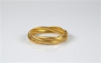Gold tubegas bracelet