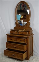 Dixie 30” Dresser Chest W Mirror