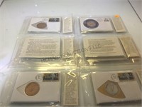 MOON COINS  & STAMPS
