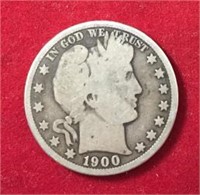 1900 Barber Half Dollar