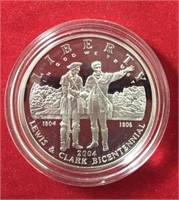 2004 Lewis & Clark Commemorative Silver Dollar