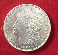 1921 Morgan Dollar BU