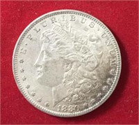 1880 O Morgan Dollar XF+