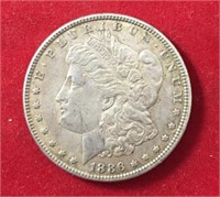 1886 Morgan Dollar XF