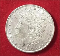1888 Morgan Dollar XF+